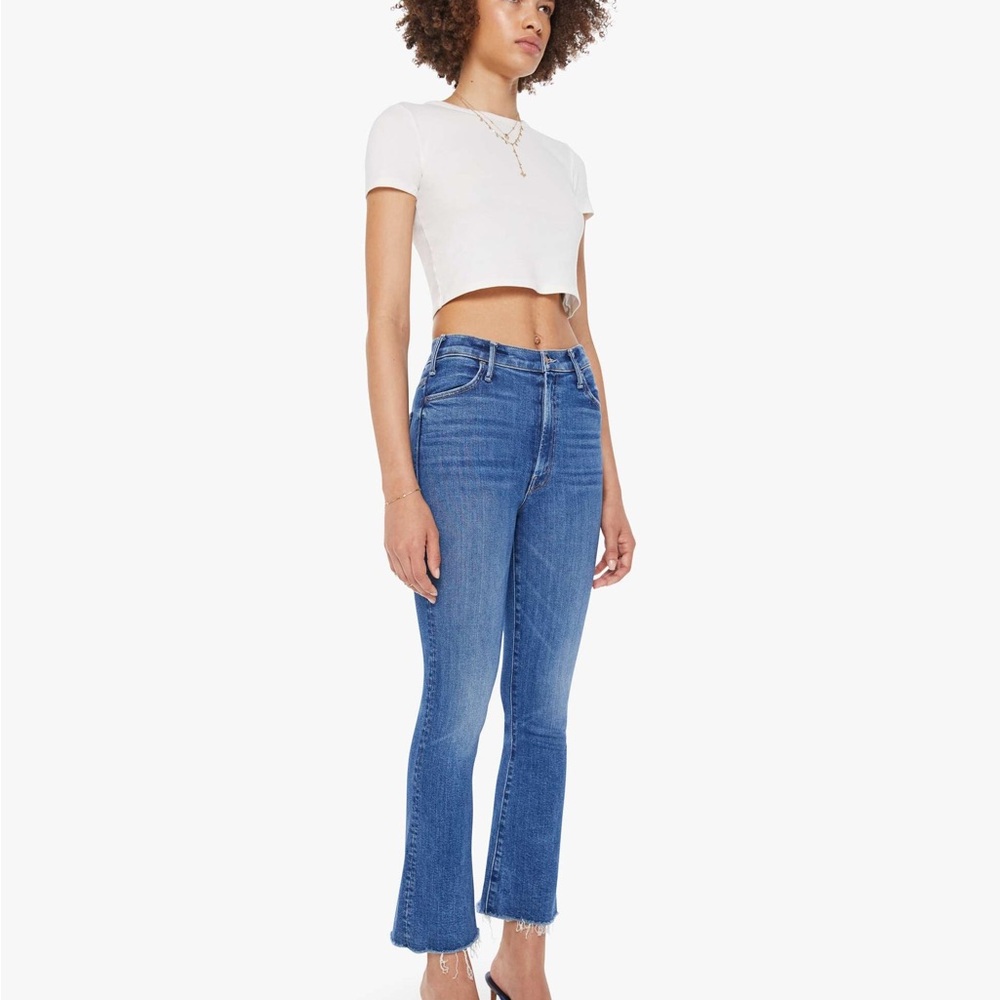 MOTHER The Hustler Ankle Fray Jeans